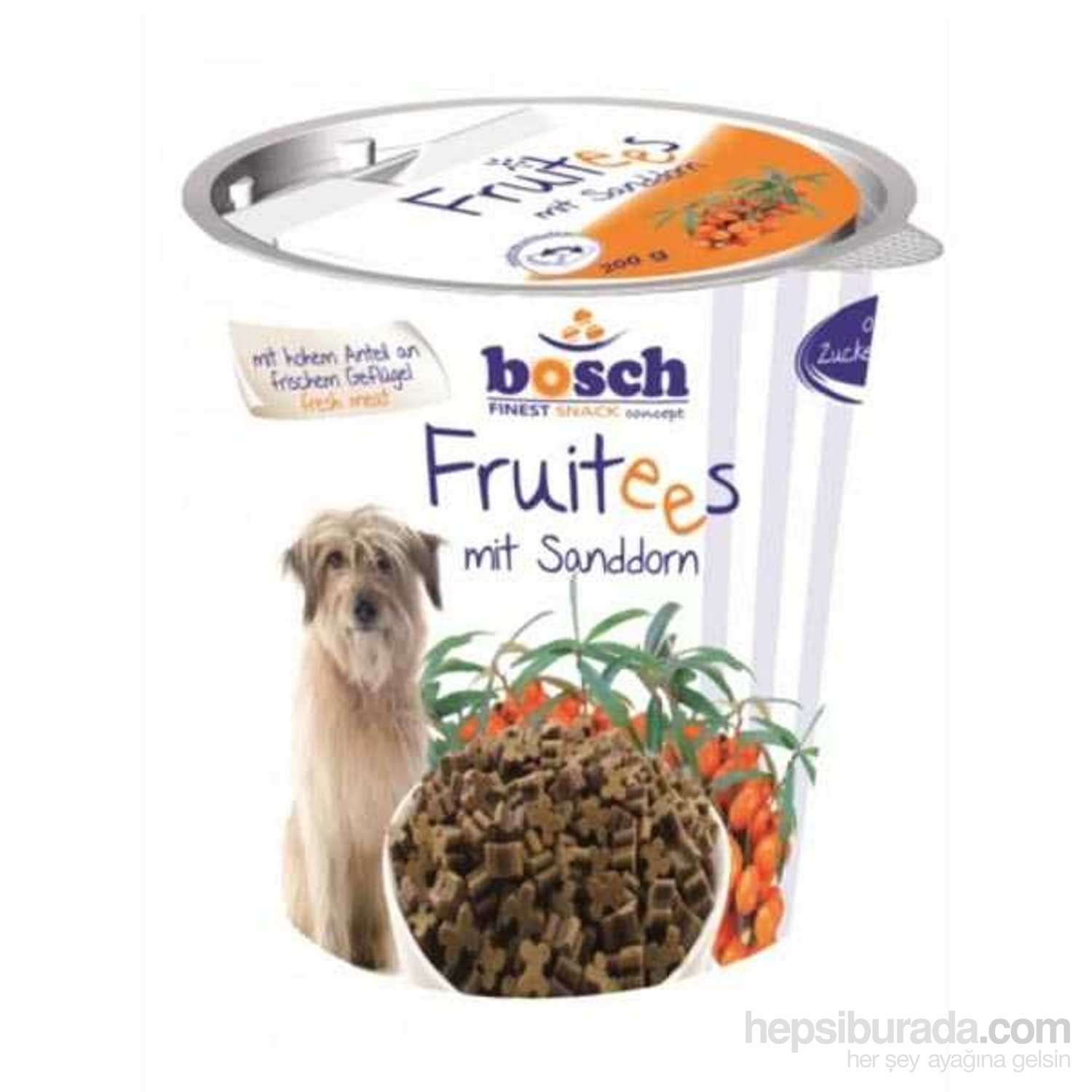 Bosch Fruitees Yalancı İğde Aromalı Aperatif Köpek Ödülü 200 gr