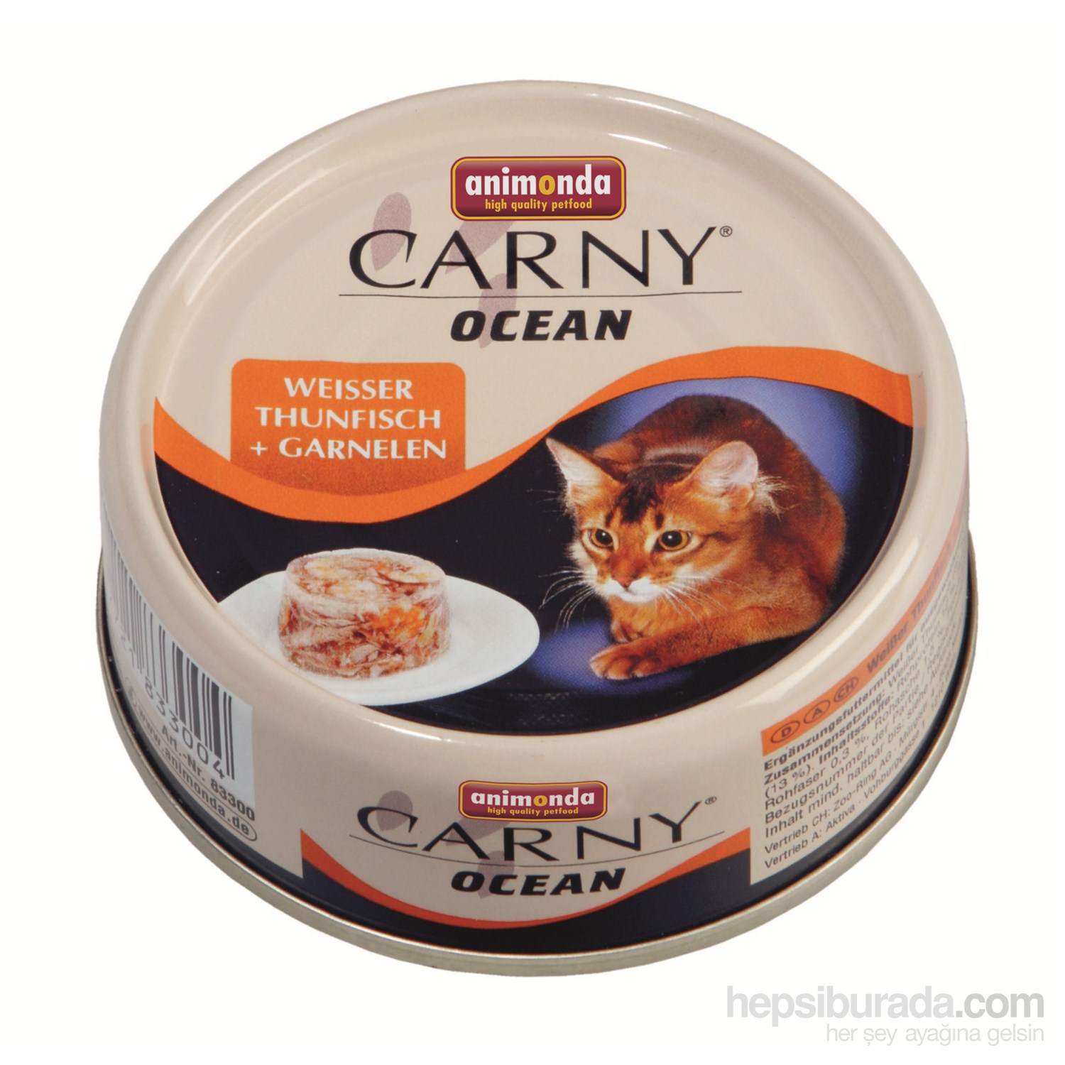 Animonda Carny Ocean 80G Ton+Karıdes Kedi Konservesi