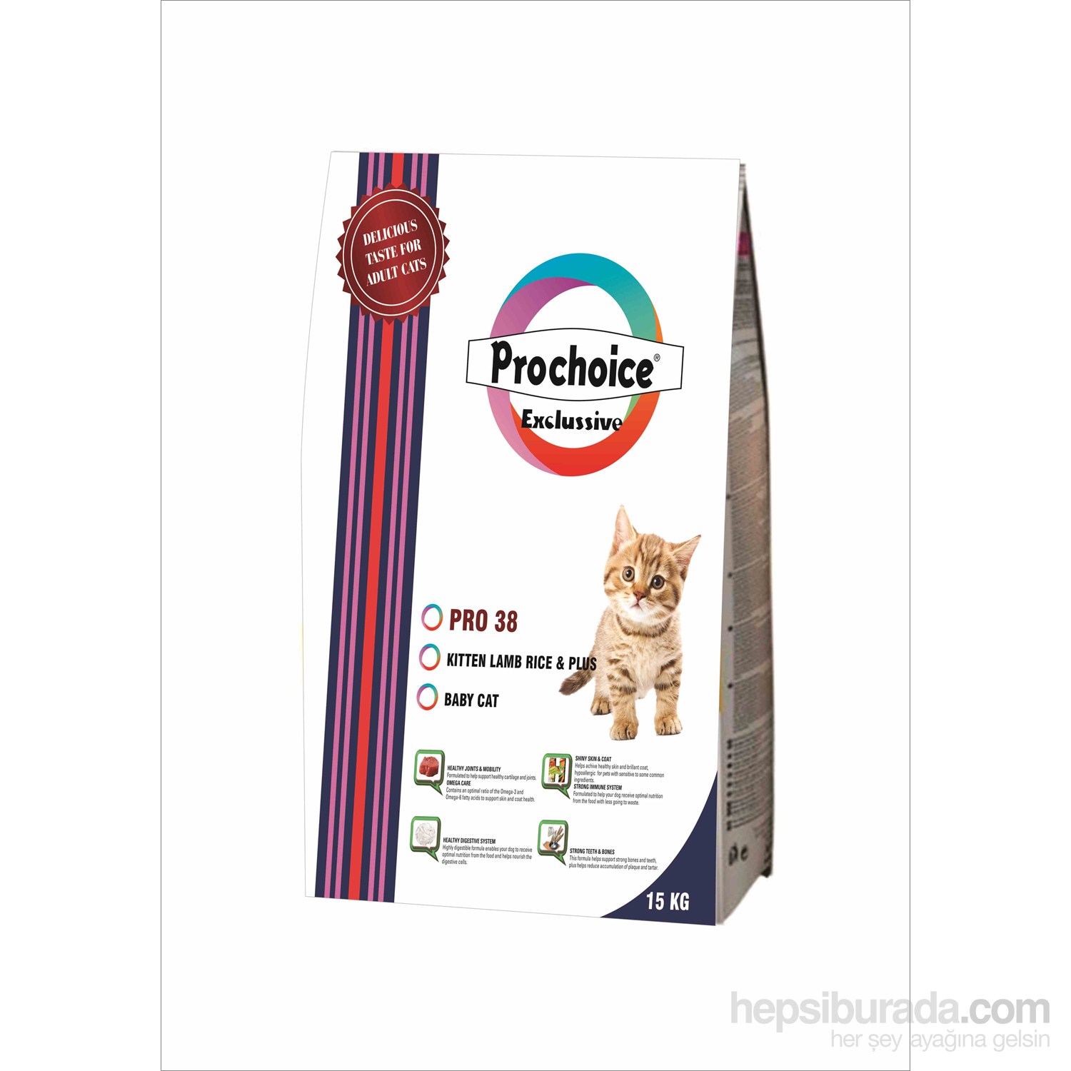 Prochoice Pro 38  Baby Kitten Yavru Kedi Maması 15 kg