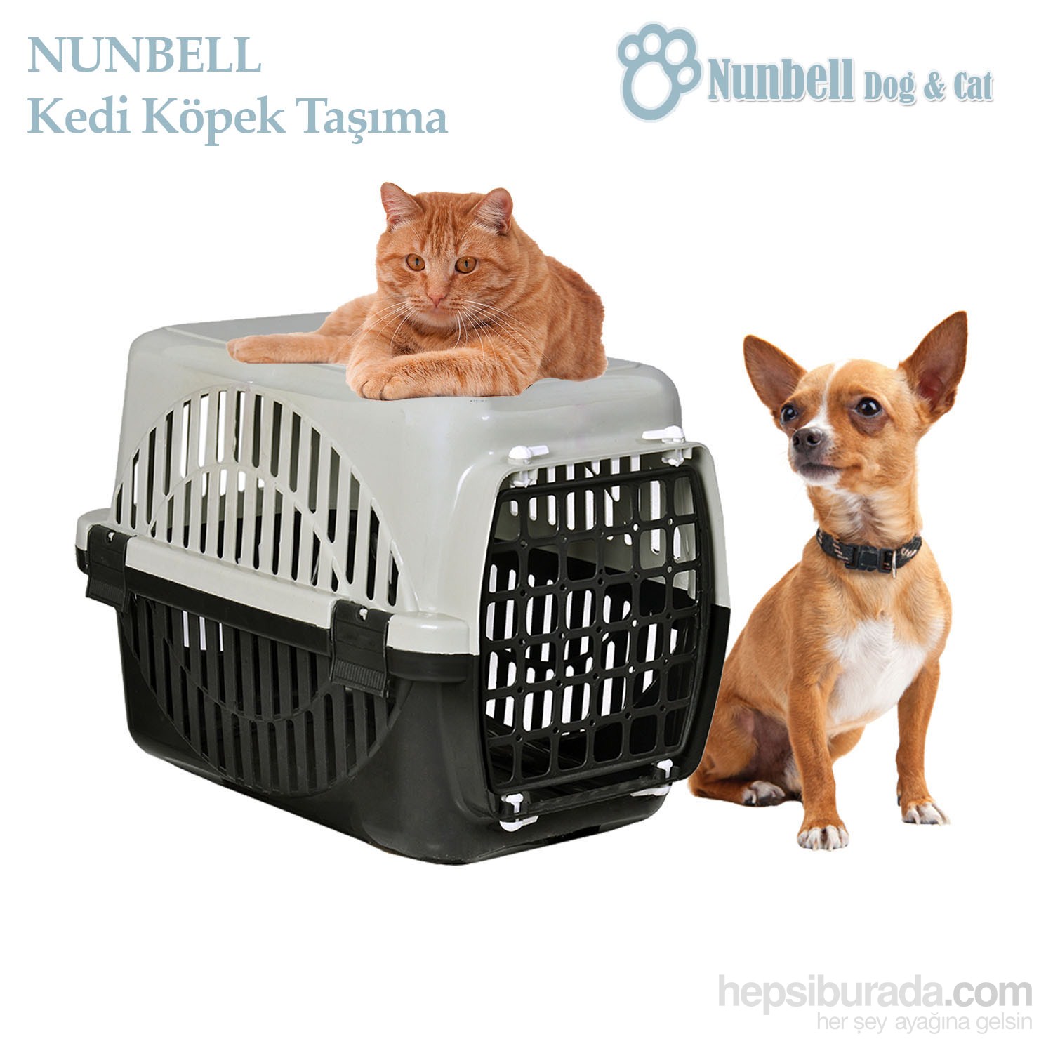 Nunbell Kedi Köpek Taşıma Kafesi - Trip