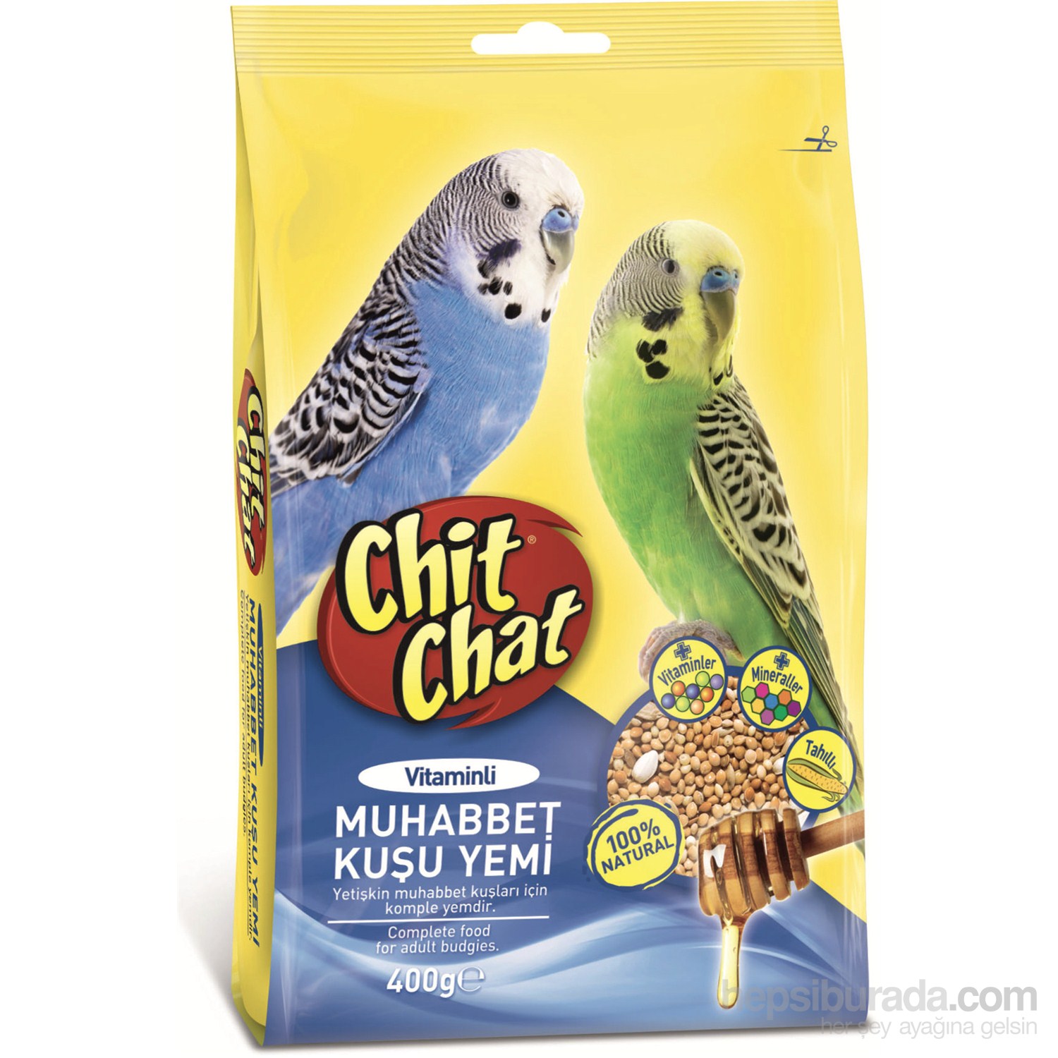 Chit Chat Muhabbet Kuşu Yemi Vitamin 400 Gr