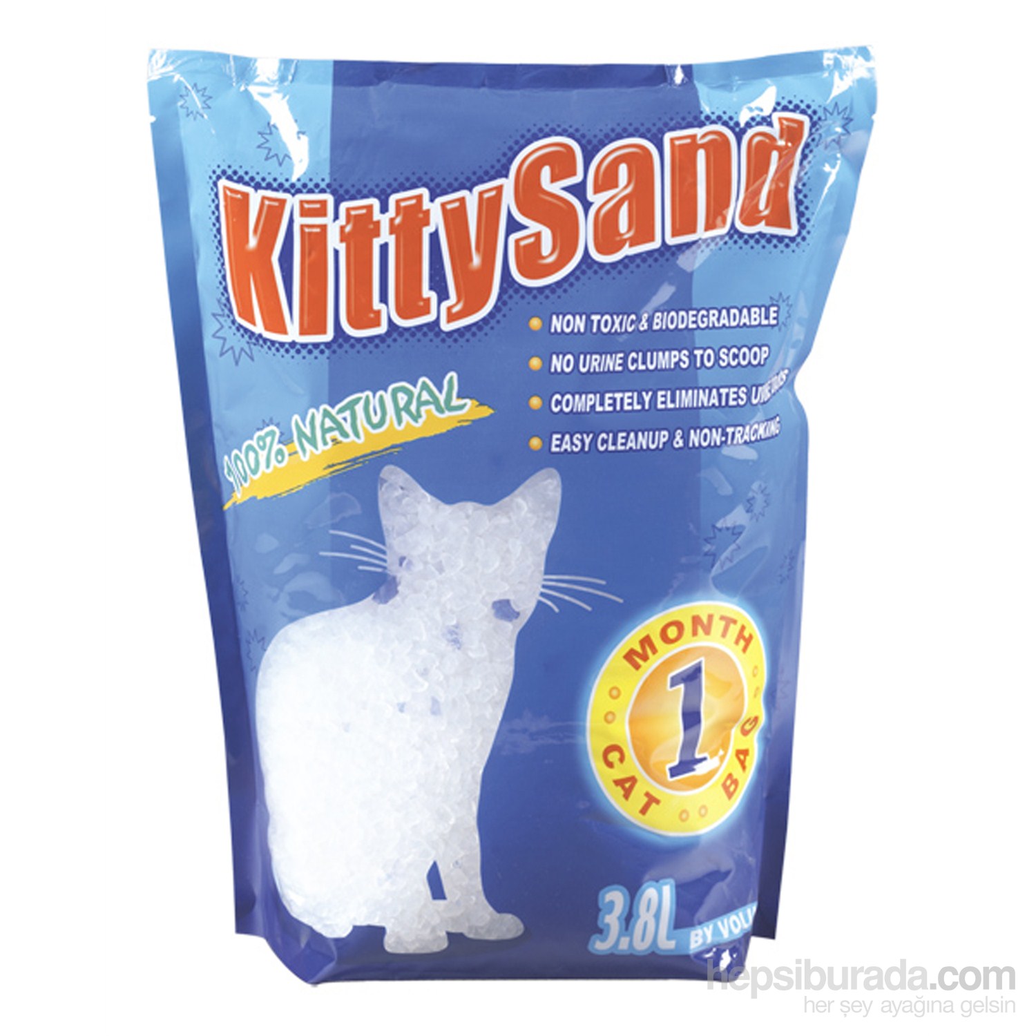Kitty Sand Silika Kedi Kumu 3,8 Lt