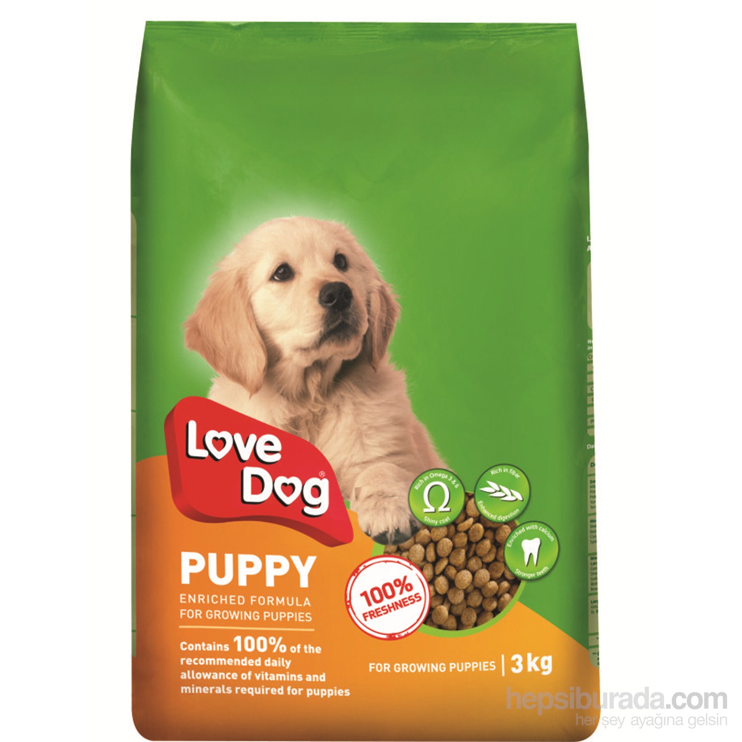 Love Dog Puppy Yavru Köpek Maması 3Kg