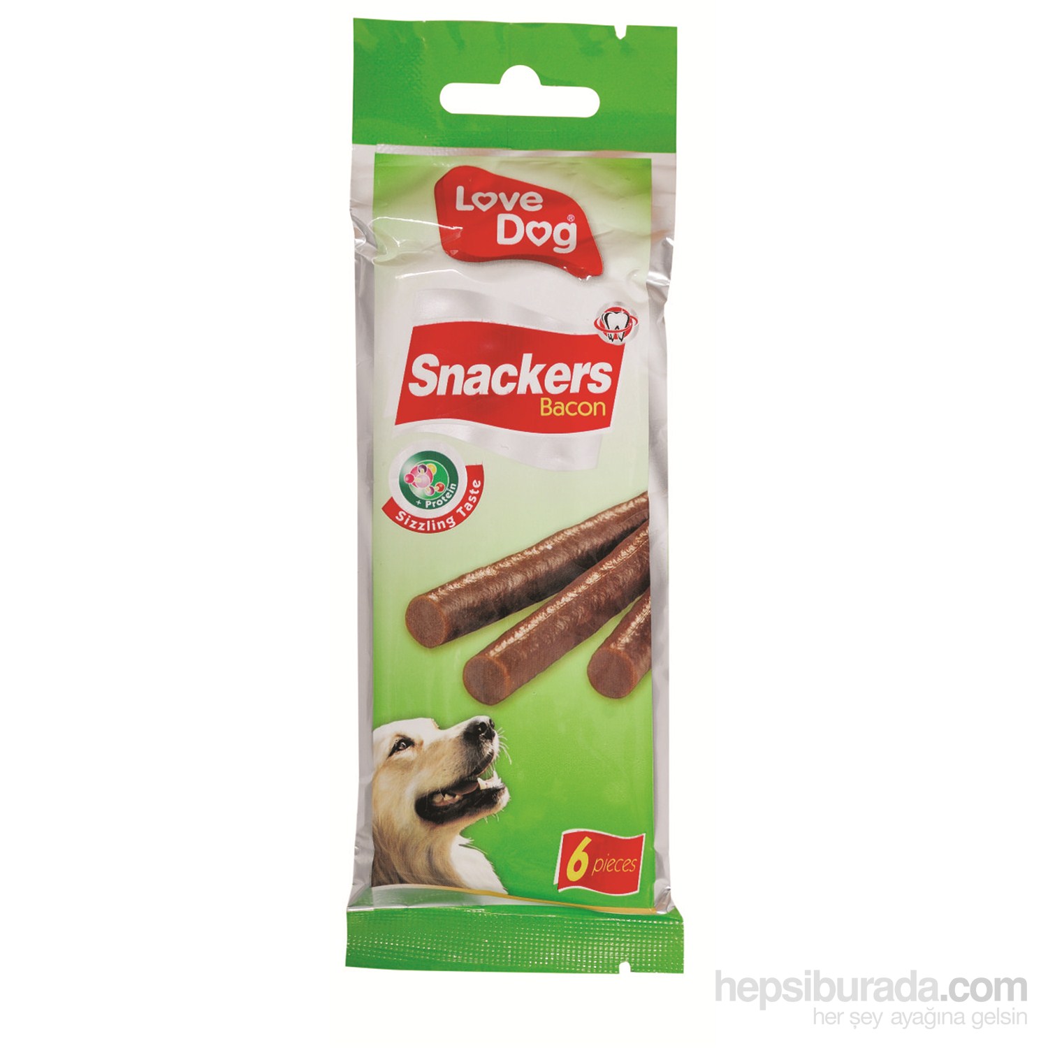 Love Dog Snackers Bacon Köpek Ödülü 60 Gr