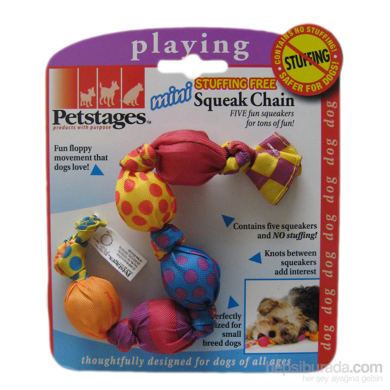 Petstages Mini Squeak Chain