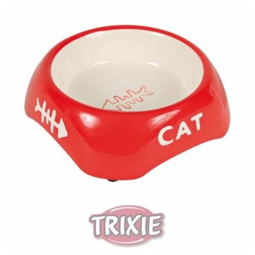 Trixie kedi seramik yem&su kabı, 200 ml/ø 13 cm
