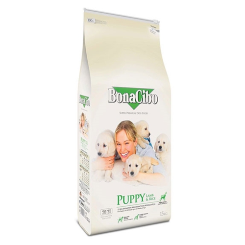 BonaCibo Taze Kuzu Etli ve Pirinçli Yavru Köpek Maması 15 Kg Fiyatı