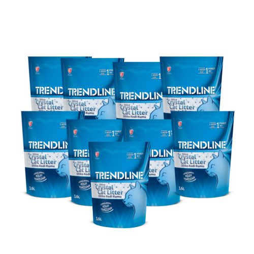 Trendline Silika Kristal Kedi Kumu 3,8 L x 9 adet 109,00 TL