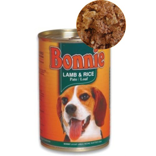 Bonnie Köpek Konserve Pirinç & Kuzu Etli Püre ( Ezme ) 385 Gr