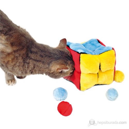 Trixie Kedi Peluş Oyuncak Küp Ve Topları