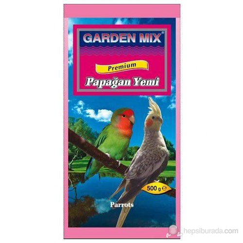 Garden Mix Premium Paraket Papağan Kuş Yemi 500gr.