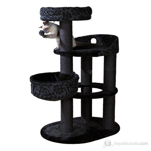 Trixie Kedi Oyun & Tırmalama Evi Gri&Siyah 114 cm