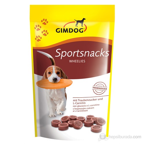 Gimdog Sportsnacks Wheelies - Tekerlek Şekilli Ödül Tableti 60 gr