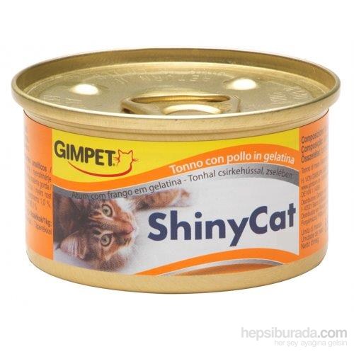 Gimpet Yeni Shinycat Öğünlük Konserve Kedi Maması-Ton balıklı Tavuklu 70gr