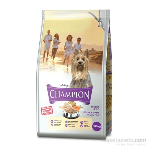 Champion Küçük ve Orta Irk Kümes Hayvanlı Köpek Maması 500 gr
