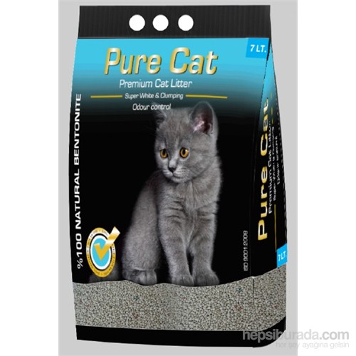 Pure Cat Doğal Topaklanan Bentonit Kedi Kumu 7 lt