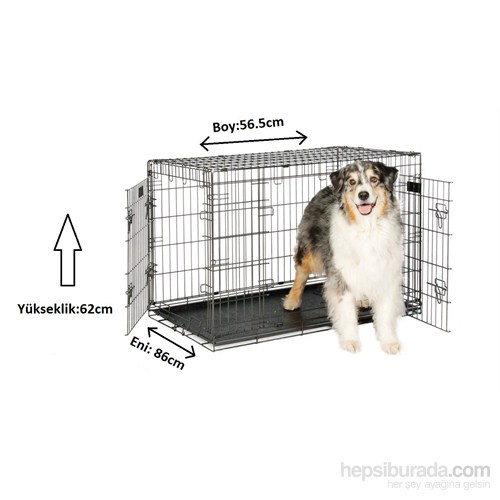 Pet Mate Köpek Taşıma Ve Barınma Kafesi 56.5 X 86 X 62 Cm