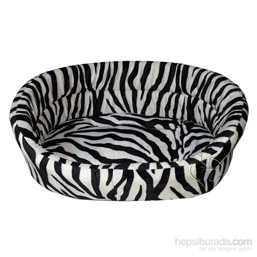 Pet Pretty Tay Tüyü Kedi Ve Küçük Irk Köpek Yatağı Zebra Desenli Medium