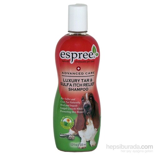 Espree Luxury Tar & Sulfa Itch Relief Shampoo Deri Onarımına Destek Olan Köpek Şampuani 355 Ml