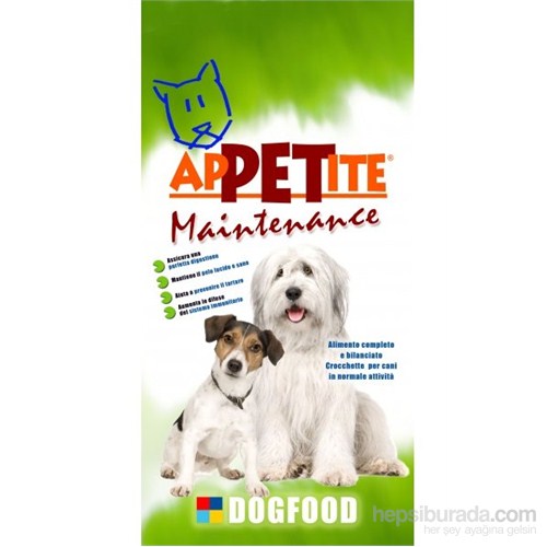 Appetite Maintenance Tüm Irklar İçin Kuru Köpek Maması 15 Kg