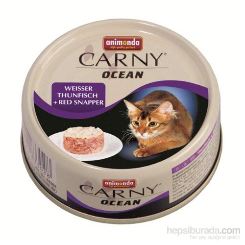 Carny Ocean Ton Balıklı Ve Kırlangıç Balıklı Yetişkin Kedi Konservesi 80 Gr