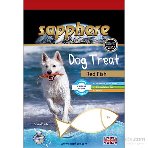 Sapphere Red Fish Doğal Kurutulmuş Kırlangıç Balıklı Köpek Ödülü 75Gr