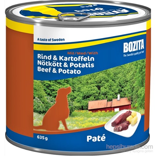 Bozita Sığır Etli ve Patatesli Köpek Konservesi (Beef & Potatoes)  635 Gr