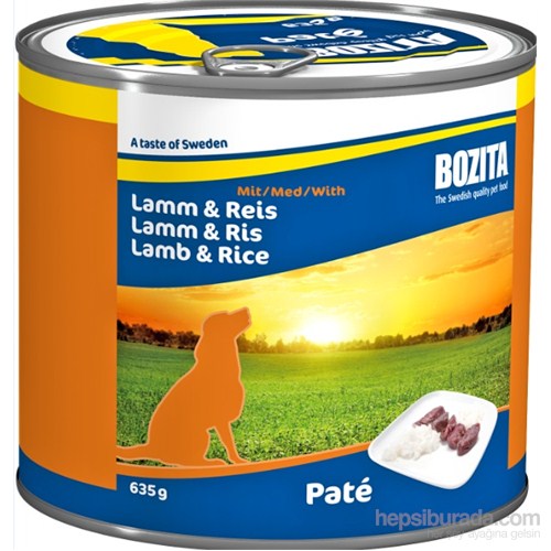 Bozita Kuzu Etli Prinçli Köpek Konservesi (Lamb & Rice) 635 Gr