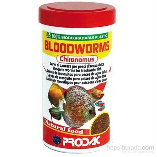 Prodac Nutron Bloodworms Kan Kurdu 250 Ml