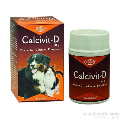 Biyo Teknik Calcivit-D Köpek Vitamini 50 Gram