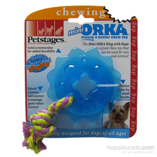 Petstages Mini Orka Ring With Rope