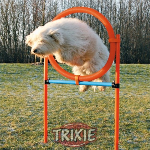 Trixie köpek agility eğitim çemberi 115×ø3cm,ø65c