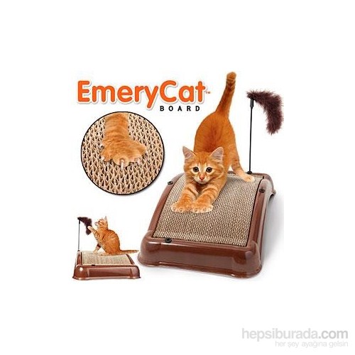 EmeryCat Kedi Tırmalama Platformu Kedi ve Oyuncak