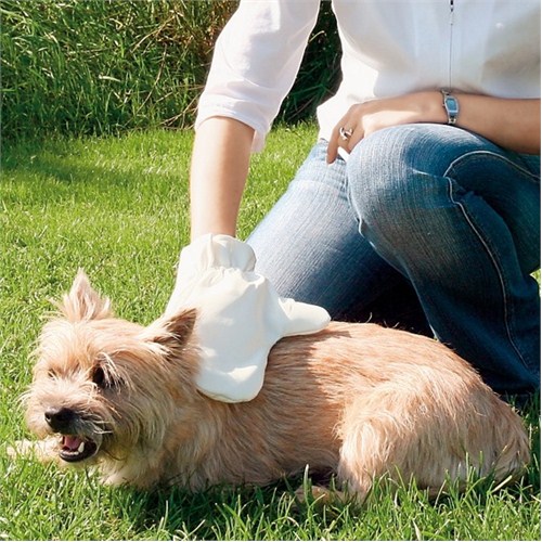 Trixie köpek tarama ve masaj eldiveni 14x25cm