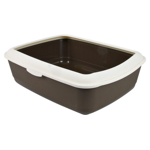 Kedi Tuvalet Kabı Kahverengi & Bej 37 × 15 × 47 cm