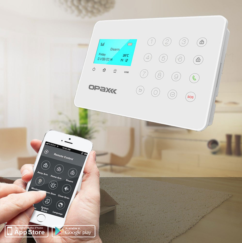 OPAX-571 Kablosuz, Dokunmatik GSM Alarm Paneli