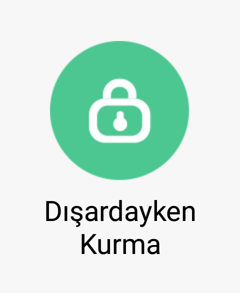 Dışarıdayken Kurma