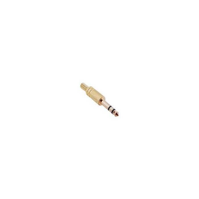 Uptech 6.3mm Stereo Erkek Jack Gold KS205