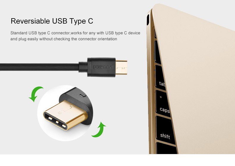 USB Type C USB C Kablo 5V2A Hızlı Şarj ve Transfer | UGREEN