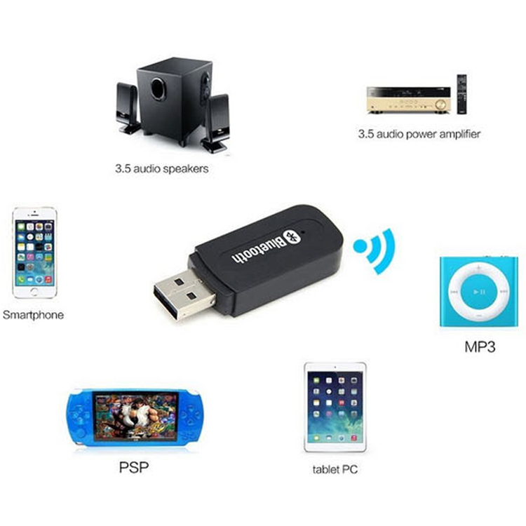 Bluetooth USB Aux Kit Alıcı