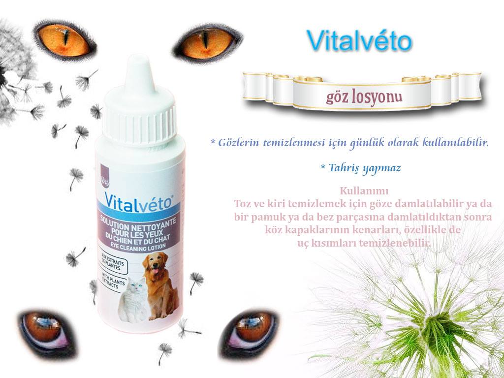 Vitalvéto Kedi Köpek Göz Bakım Solüsyonu 60 Ml Fiyatı