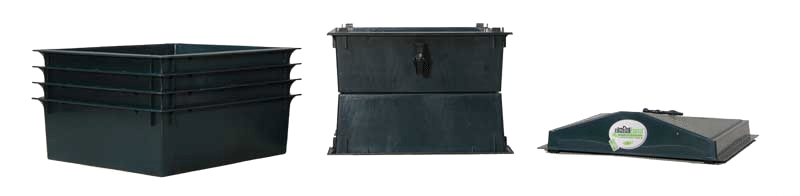 Ekosolfarm Kompostbox Solucan Evi 4 Katlı + 500 Eisenia Fiyatı