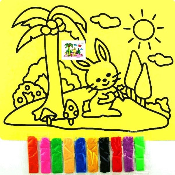 Toptanciamca Kum Boyama Seti Cocuk Egitim Gelisim Buyuk Boy Fiyati