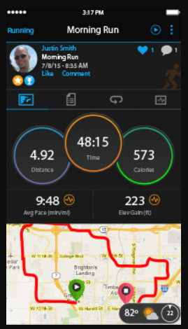 interface garmin forerunner 235