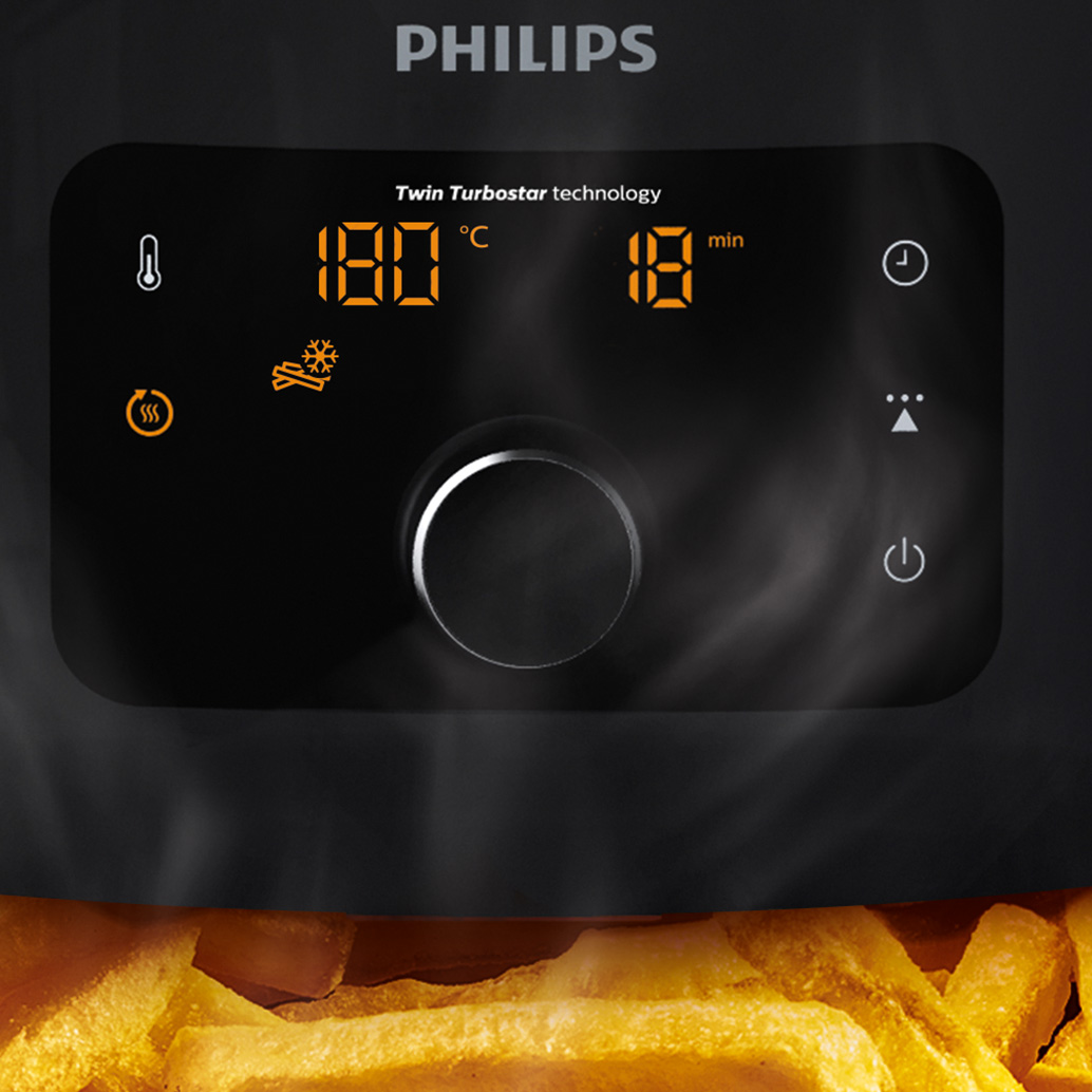 5 adet önceden ayarlanmış pişirme programıyla dijital ekran
