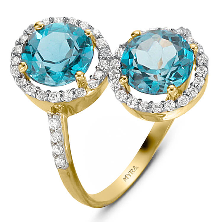 Aquamarine gold