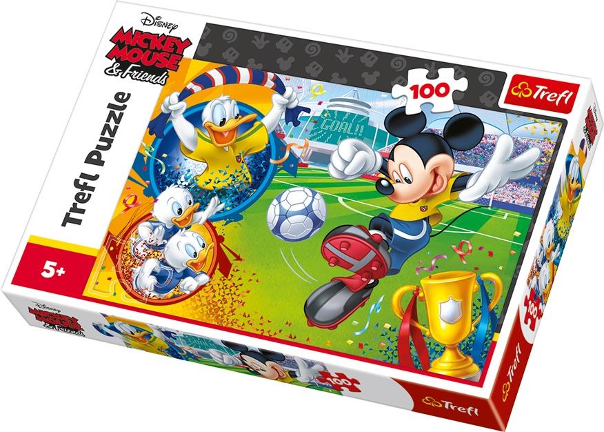 Trefl Çocuk Puzzle 16353 Mickey Mouse on the Field / Disney Stand 100 Parça Puzzle