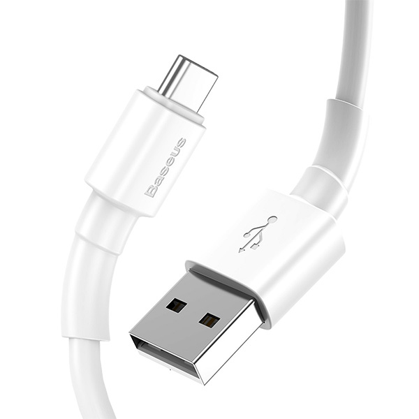 Baseus CATSW-02 Mini Type C Data Cable 3A Fast Charging - White buy online best price in pakistan