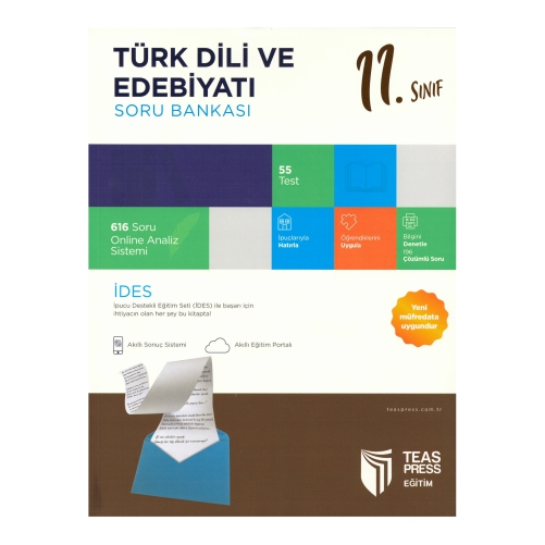 teas yayıncılık, lise, 11. sınıf, türkçe-edebiyat, soru bankası, 11. sınıf soru bankası