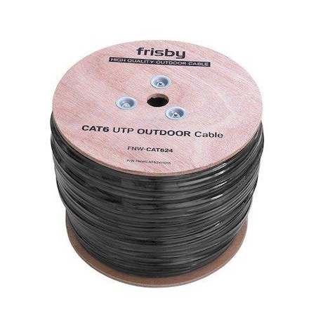 FRISBY FNW-CAT624 DIŞ MEKAN,0.58MM,23  AWG,UTP,CAT6